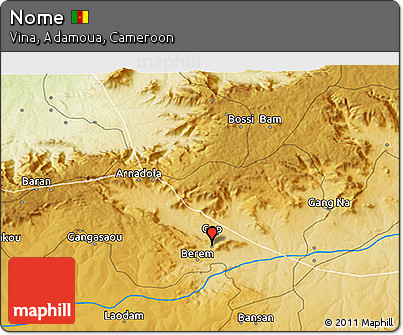 Physical 3D Map of Nome