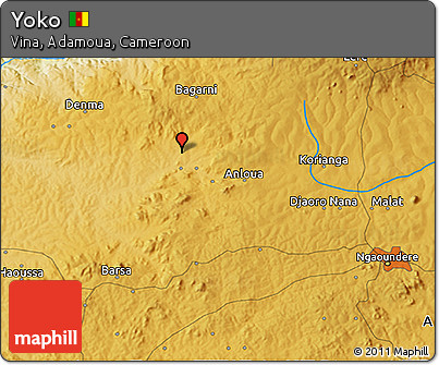Physical 3D Map of Yoko