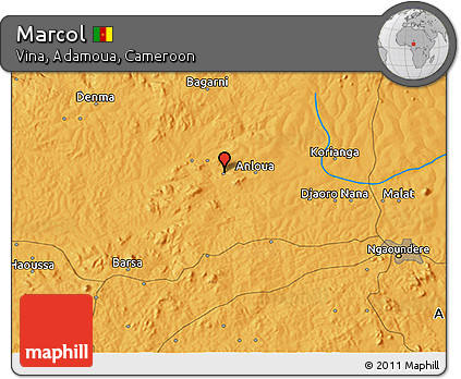 Political 3D Map of Marcol