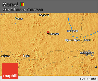 Political 3D Map of Marcol