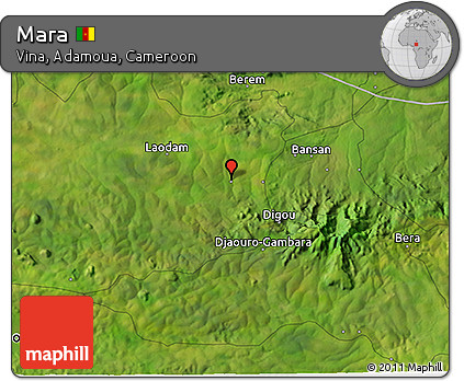 Satellite 3D Map of Mara