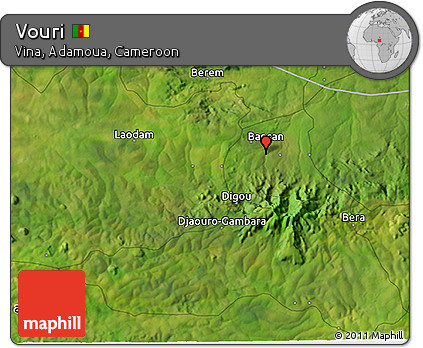 Satellite 3D Map of Vouri