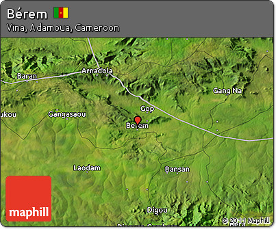 Satellite 3D Map of Bérem
