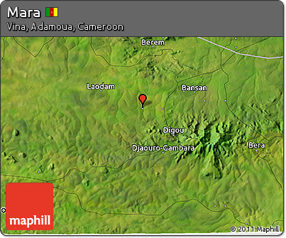 Satellite 3D Map of Mara
