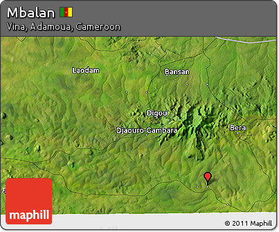 Satellite 3D Map of Mbalan