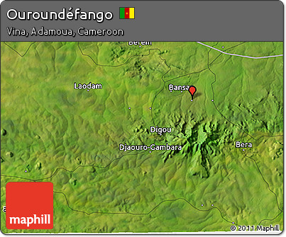 Satellite 3D Map of Ouroundéfango