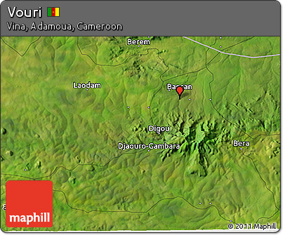 Satellite 3D Map of Vouri