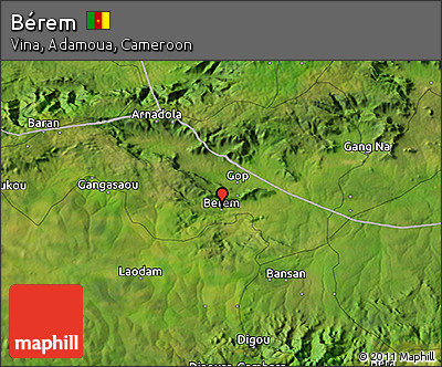 Satellite 3D Map of Bérem
