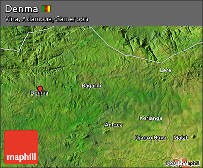 Satellite 3D Map of Denma