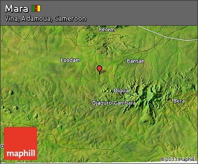 Satellite 3D Map of Mara
