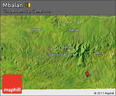Satellite 3D Map of Mbalan