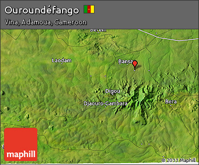 Satellite 3D Map of Ouroundéfango