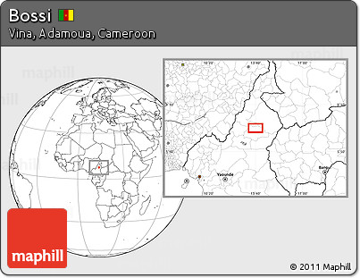 Blank Location Map of Bossi