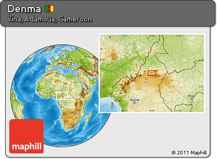 Physical Location Map of Denma