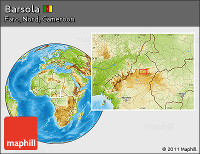 Physical Location Map of Barsola