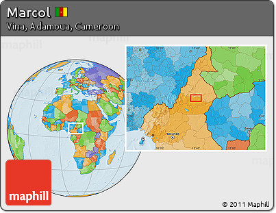 Political Location Map of Marcol