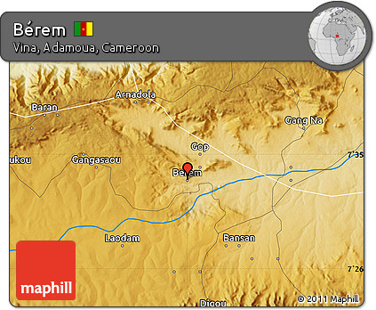 Physical Map of Bérem