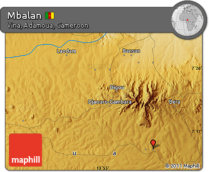 Physical Map of Mbalan