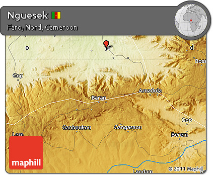 Physical Map of Nguesek