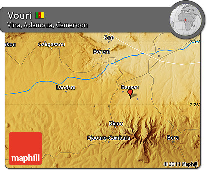 Physical Map of Vouri