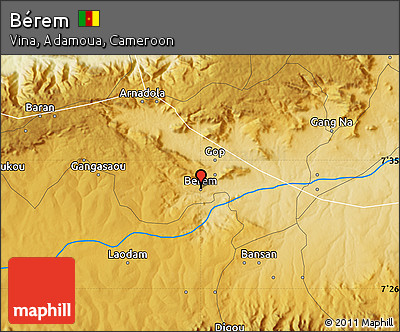 Physical Map of Bérem