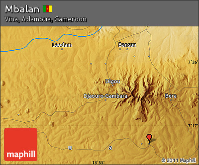 Physical Map of Mbalan