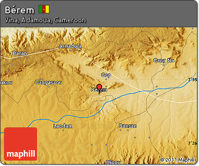 Physical Map of Bérem