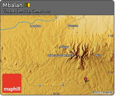 Physical Map of Mbalan