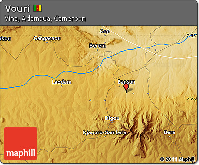 Physical Map of Vouri