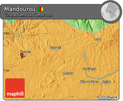Political Map of Mandourou