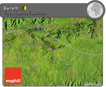 Satellite Map of Bérem