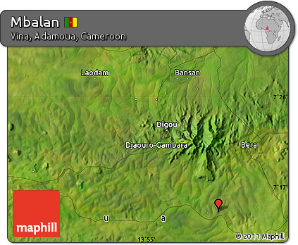 Satellite Map of Mbalan