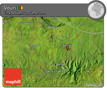 Satellite Map of Vouri