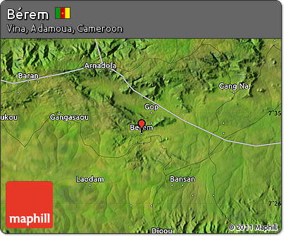 Satellite Map of Bérem