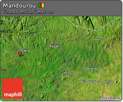 Satellite Map of Mandourou