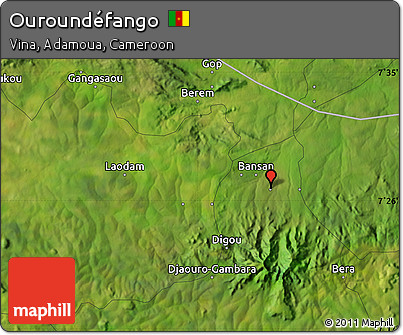 Satellite Map of Ouroundéfango