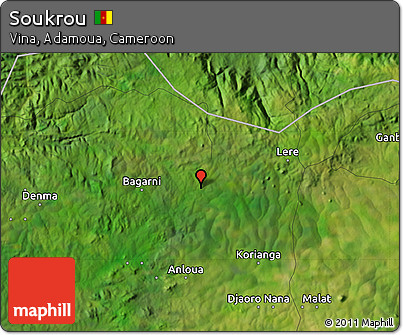 Satellite Map of Soukrou