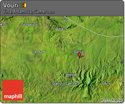 Satellite Map of Vouri