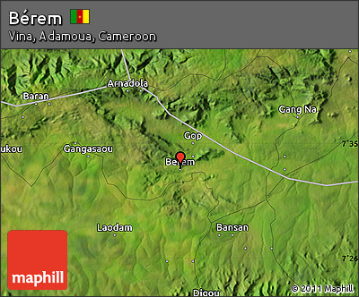 Satellite Map of Bérem