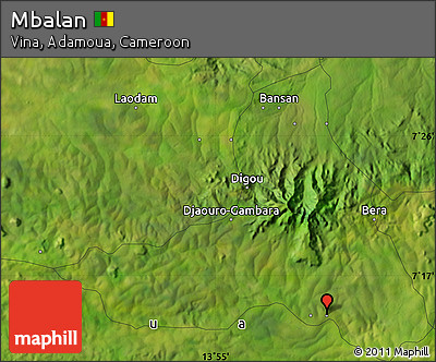 Satellite Map of Mbalan