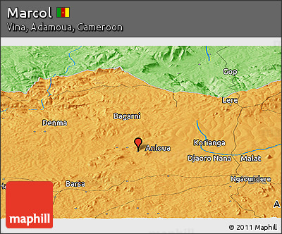 Political Panoramic Map of Marcol