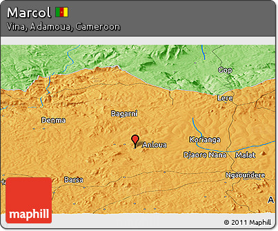 Political Panoramic Map of Marcol