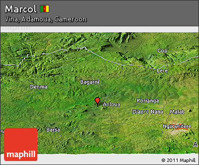 Satellite Panoramic Map of Marcol