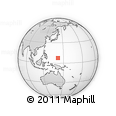 Outline Map of the Area around 7° 30' 57" N, 142° 1' 30" E, rectangular outline