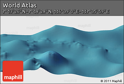 Satellite Panoramic Map of the Area around 7° 30' 57" N, 147° 7' 30" E