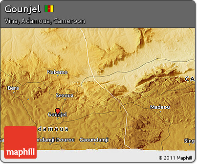 Physical 3D Map of Gounjel