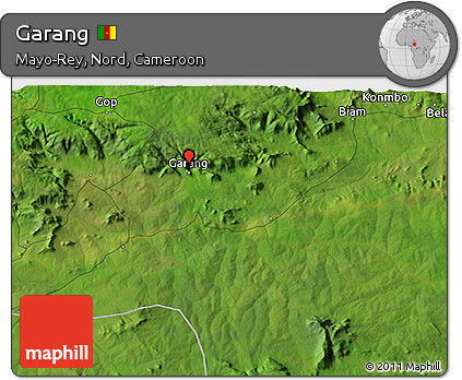 Satellite 3D Map of Garang
