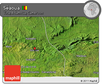 Satellite 3D Map of Séaoua