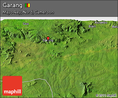 Satellite 3D Map of Garang