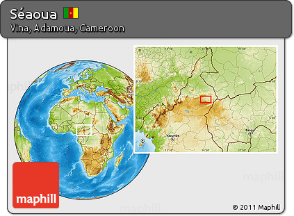 Physical Location Map of Séaoua